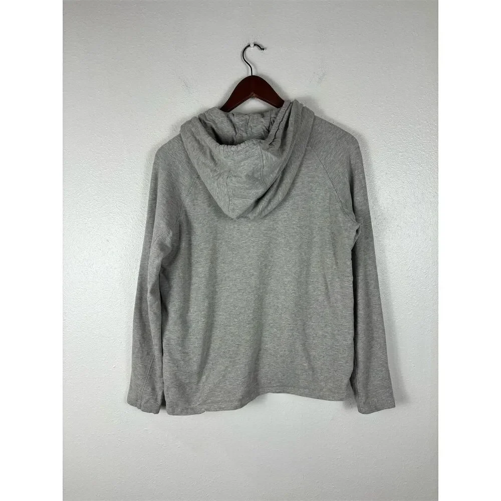 Zyia Combo Active Heather Gray Quilted Pullover Hoodie Size Women's Small - Picture 5 of 7